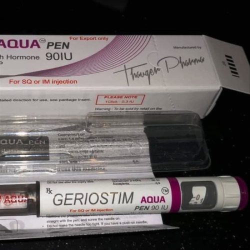 Geriostim Aqua Pen 90iu HGH injection